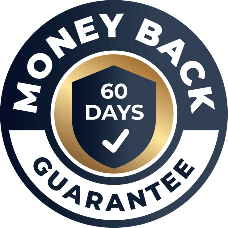 Flush Factor Plus 60-Day Money Back Guarantee